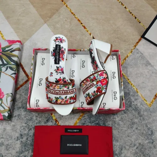 Replica Dolce & Gabbana D&G Slippers For Women #1472830 $125.00 USD for Wholesale
