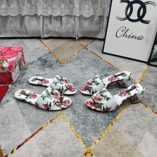 Replica Dolce & Gabbana D&G Slippers For Women #1472832 $135.00 USD for Wholesale