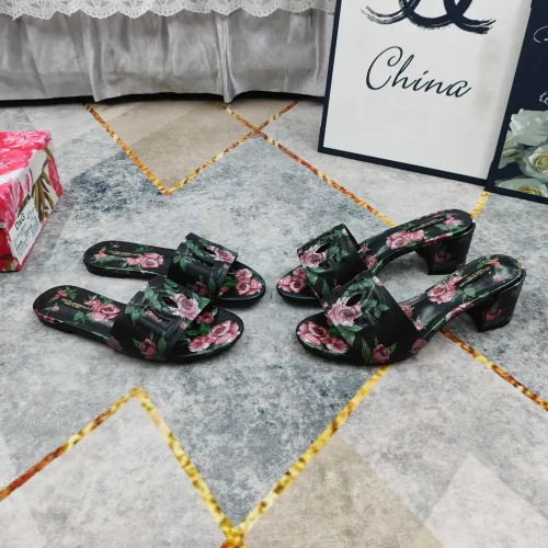Replica Dolce & Gabbana D&G Slippers For Women #1472834 $135.00 USD for Wholesale