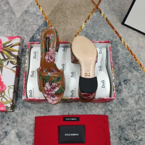 Replica Dolce & Gabbana D&G Slippers For Women #1472836 $135.00 USD for Wholesale