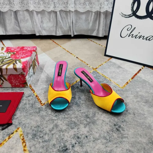 Replica Dolce & Gabbana D&G Slippers For Women #1472842 $115.00 USD for Wholesale