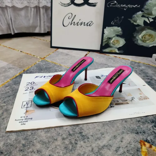Replica Dolce & Gabbana D&G Slippers For Women #1472842 $115.00 USD for Wholesale