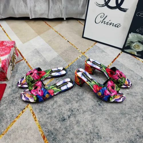 Replica Dolce & Gabbana D&G Slippers For Women #1472846 $135.00 USD for Wholesale