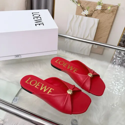 Replica LOEWE Slippers For Women #1472948 $80.00 USD for Wholesale