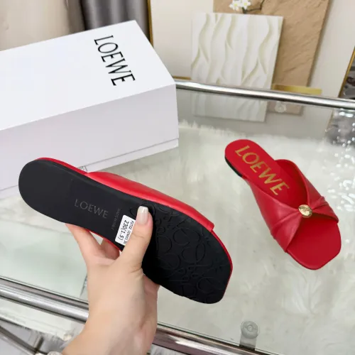 Replica LOEWE Slippers For Women #1472948 $80.00 USD for Wholesale