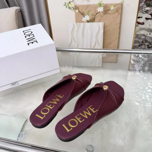 Replica LOEWE Slippers For Women #1472949 $80.00 USD for Wholesale