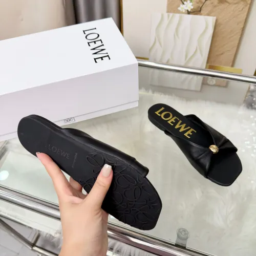 Replica LOEWE Slippers For Women #1472951 $80.00 USD for Wholesale