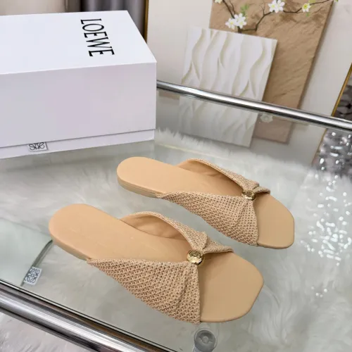 Replica LOEWE Slippers For Women #1472952 $80.00 USD for Wholesale