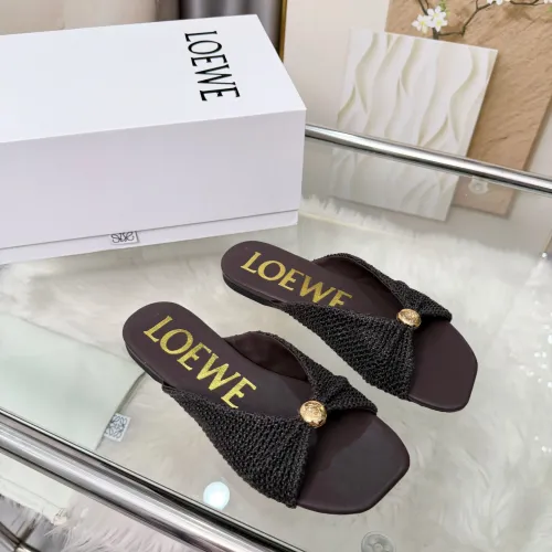 Replica LOEWE Slippers For Women #1472953 $80.00 USD for Wholesale