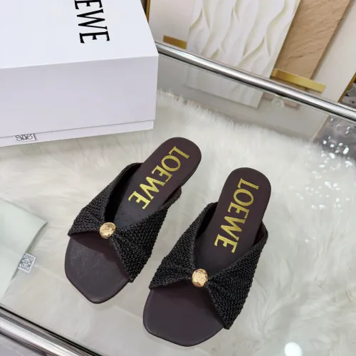 Replica LOEWE Slippers For Women #1472953 $80.00 USD for Wholesale