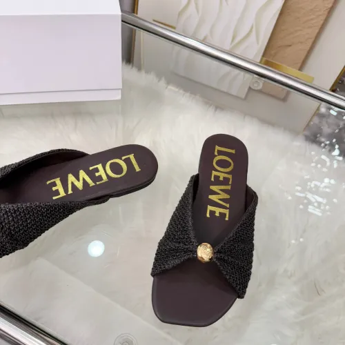 Replica LOEWE Slippers For Women #1472953 $80.00 USD for Wholesale