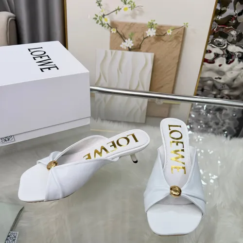 Replica LOEWE Slippers For Women #1472954 $82.00 USD for Wholesale