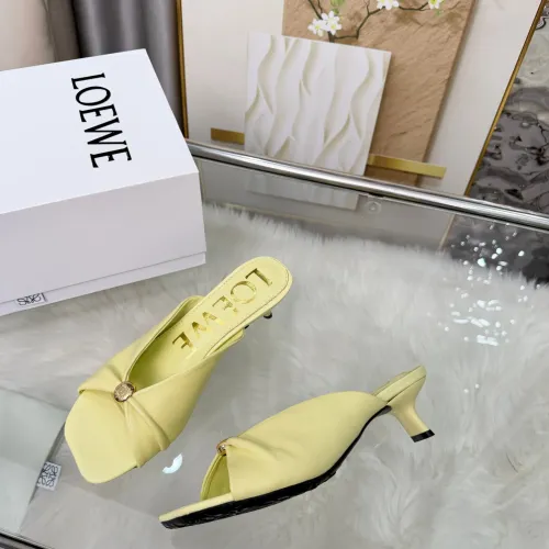 Replica LOEWE Slippers For Women #1472955 $82.00 USD for Wholesale