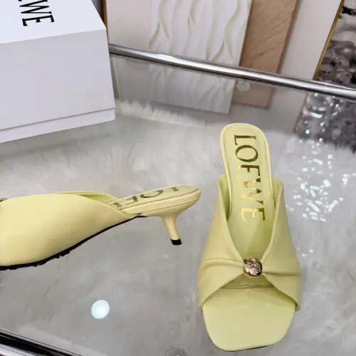 Replica LOEWE Slippers For Women #1472955 $82.00 USD for Wholesale