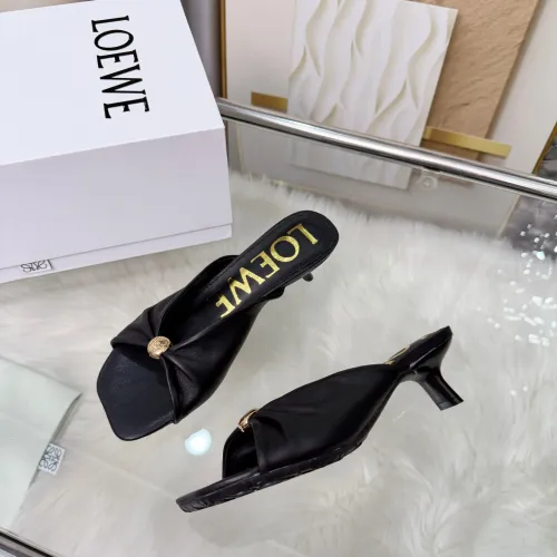 Replica LOEWE Slippers For Women #1472957 $82.00 USD for Wholesale
