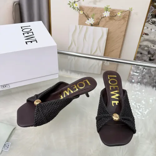 Replica LOEWE Slippers For Women #1472959 $82.00 USD for Wholesale