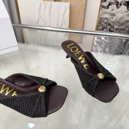 Replica LOEWE Slippers For Women #1472959 $82.00 USD for Wholesale
