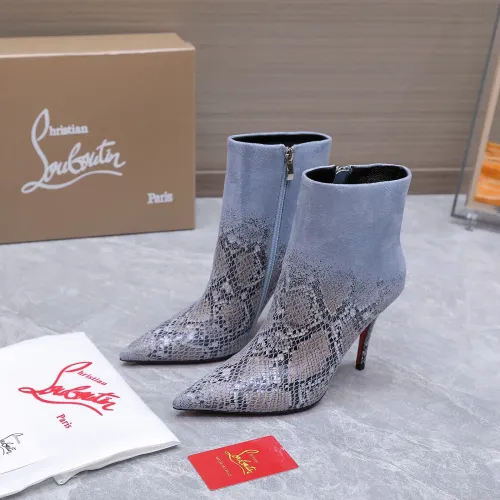 Replica Christian Louboutin Boots For Women #1472985 $150.00 USD for Wholesale
