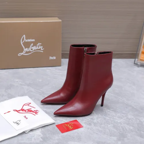 Replica Christian Louboutin Boots For Women #1472987 $150.00 USD for Wholesale