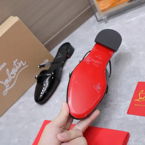 Replica Christian Louboutin CL Slippers For Women #1472991 $108.00 USD for Wholesale