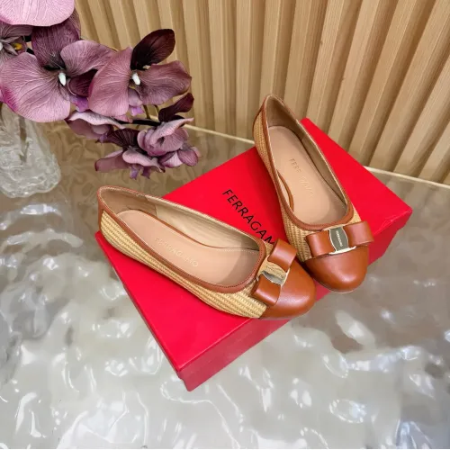 Salvatore Ferragamo Flat Shoes For Women #1472993