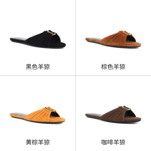 Replica Yves Saint Laurent YSL Slippers For Women #1473310 $88.00 USD for Wholesale