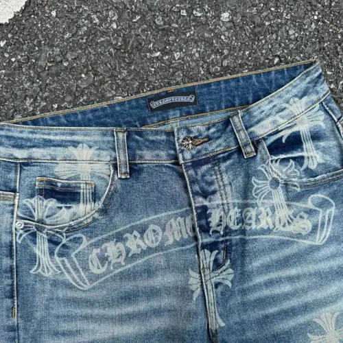 Replica Chrome Hearts Jeans For Unisex #1473316 $64.00 USD for Wholesale