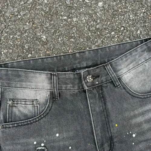 Replica Chrome Hearts Jeans For Men #1473317 $60.00 USD for Wholesale