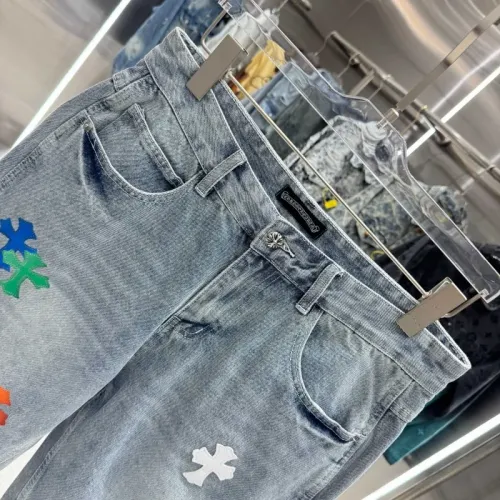 Replica Chrome Hearts Jeans For Men #1473327 $48.00 USD for Wholesale