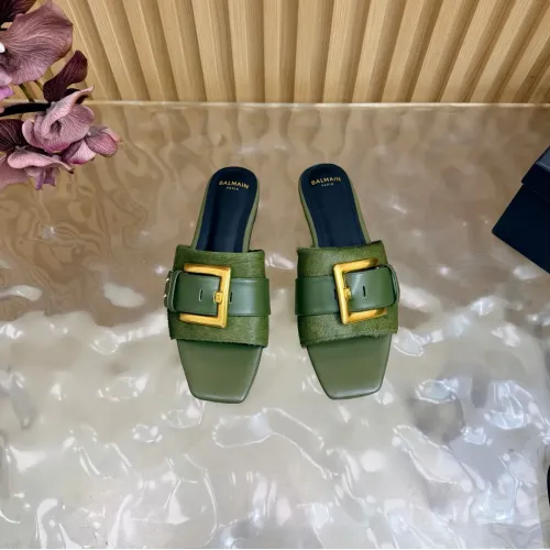 Replica Balmain Slippers For Women #1474877 $118.00 USD for Wholesale