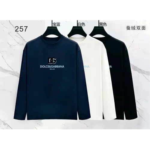 Replica Dolce & Gabbana D&G T-Shirts Long Sleeved For Men #1475028 $39.00 USD for Wholesale