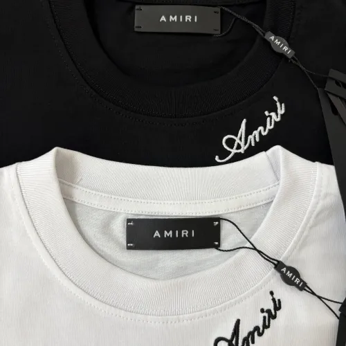 Replica Amiri T-Shirts Short Sleeved For Unisex #1475286 $32.00 USD for Wholesale