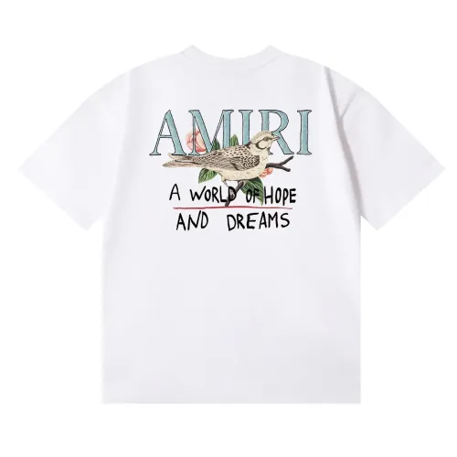 Replica Amiri T-Shirts Short Sleeved For Unisex #1475288 $32.00 USD for Wholesale