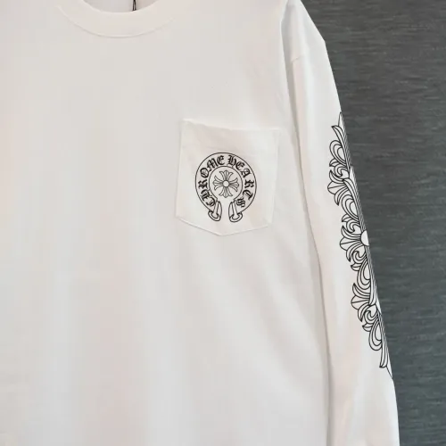 Replica Chrome Hearts T-Shirts Long Sleeved For Unisex #1475566 $48.00 USD for Wholesale