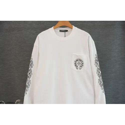Replica Chrome Hearts T-Shirts Long Sleeved For Unisex #1475566 $48.00 USD for Wholesale