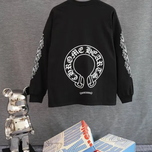 Replica Chrome Hearts T-Shirts Long Sleeved For Unisex #1475567 $48.00 USD for Wholesale