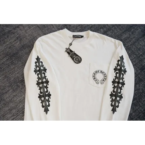 Replica Chrome Hearts T-Shirts Long Sleeved For Unisex #1475568 $48.00 USD for Wholesale