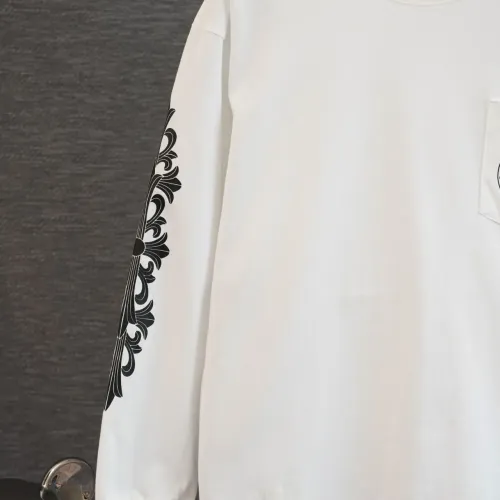 Replica Chrome Hearts T-Shirts Long Sleeved For Unisex #1475568 $48.00 USD for Wholesale