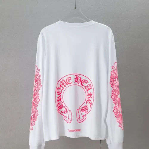 Replica Chrome Hearts T-Shirts Long Sleeved For Unisex #1475570 $48.00 USD for Wholesale