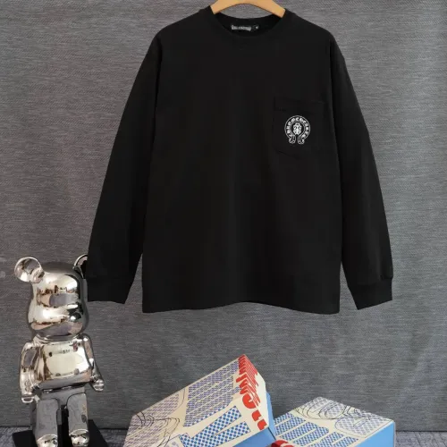 Replica Chrome Hearts T-Shirts Long Sleeved For Unisex #1475576 $48.00 USD for Wholesale