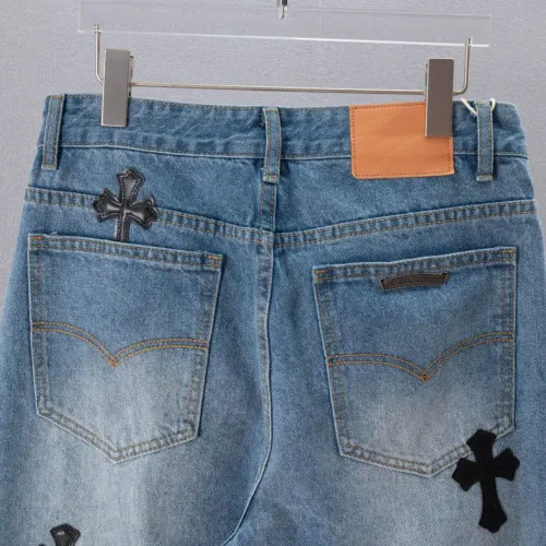 Replica Chrome Hearts Jeans For Men #1475668 $52.00 USD for Wholesale