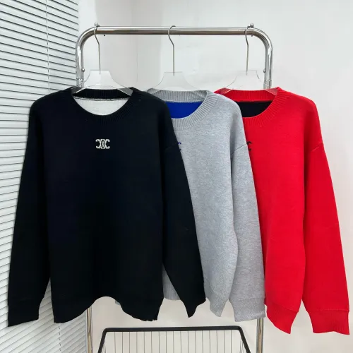 Replica Celine Sweaters Long Sleeved For Unisex #1475701 $56.00 USD for Wholesale