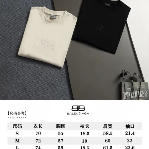 Replica Balenciaga T-Shirts Short Sleeved For Unisex #1475745 $40.00 USD for Wholesale