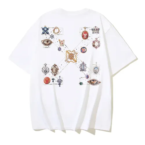 Off-White T-Shirts Short Sleeved For Unisex #1475803