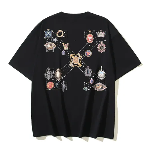 Off-White T-Shirts Short Sleeved For Unisex #1475804