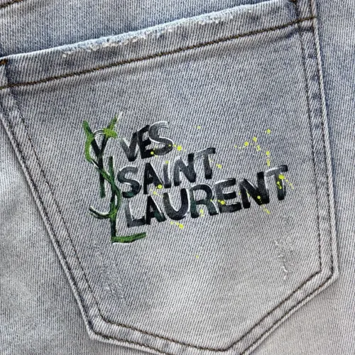 Replica Yves Saint Laurent YSL Jeans For Men #1475906 $88.00 USD for Wholesale