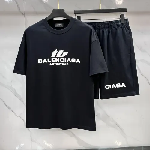 Balenciaga Fashion Tracksuits Short Sleeved For Men #1476073