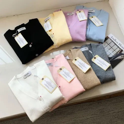 Replica Thom Browne TB Sweaters Long Sleeved For Women #1476157 $42.00 USD for Wholesale