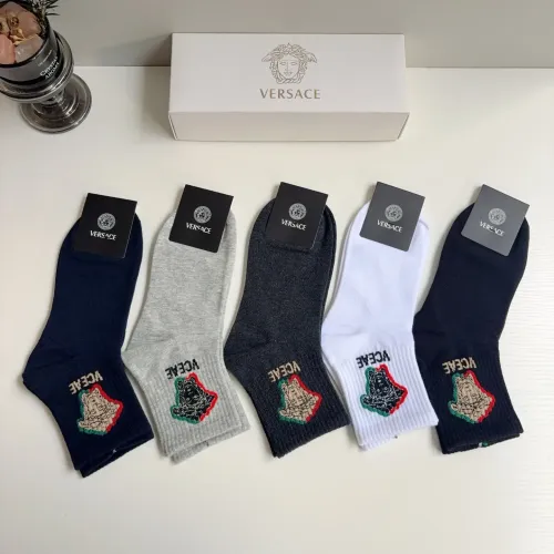 Replica Versace Socks For Men #1476516 $29.00 USD for Wholesale