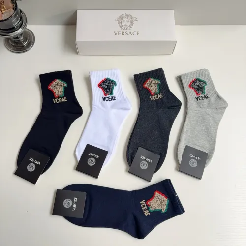 Replica Versace Socks For Men #1476516 $29.00 USD for Wholesale